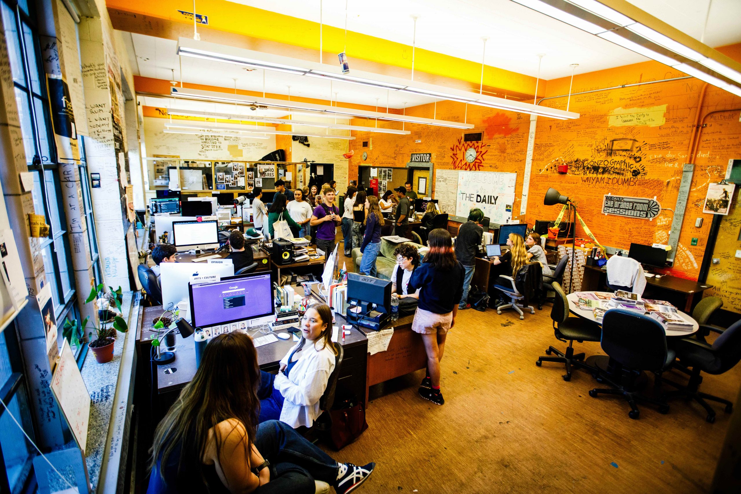 The Daily hosts a newsroom open house on Sept. 22, 2025, in Seattle.