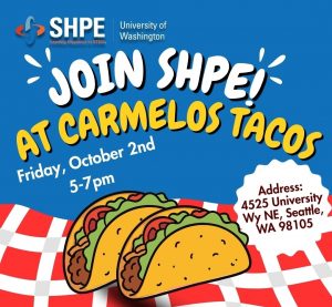 Join Society of Hispanic Professional Engineers at Carmelo’s Tacos