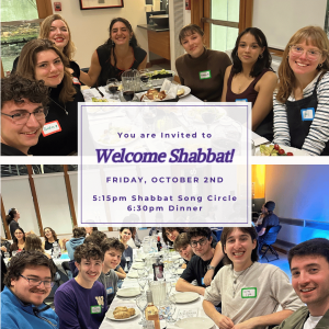 Welcome Back Shabbat with Hillel UW