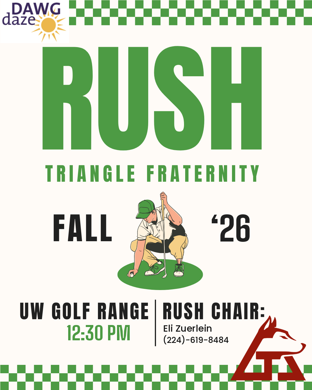 Golf with Triangle Fraternity