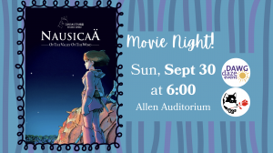 Nausicaä of the Valley of the Wind – Socialist Movie Night with YDSA UW