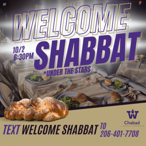 Welcome (Back) Shabbat Under The Stars