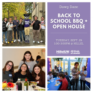 Back to School BBQ + Jewish Life Open House