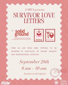 Survivor Love Letters – Crafts w/ SARVA
